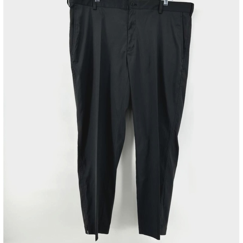 Nike Dri-FIT Pants Mens 40x30 Black Golf Khakis Lightweight Quick Dry 472532-010
